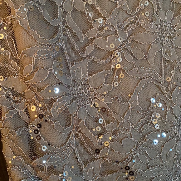 Beautiful Champagne open back dress - Picture 3 of 6